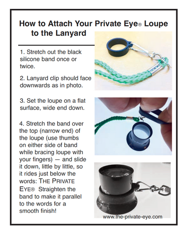 The Private Eye Loupe-on-a-Lanyard