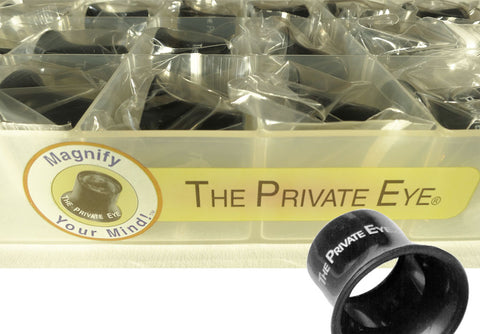 The Private Eye Class Loupe Set closeup of box and loupe