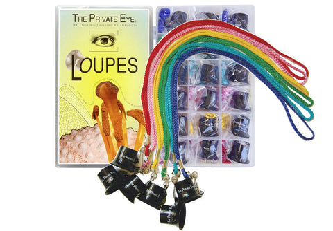 The Private Eye Half Class Loupe Set with Lanyards