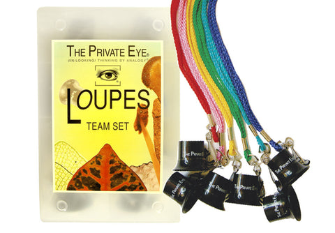 The Private Eye Team Loupe Set with Lanyards